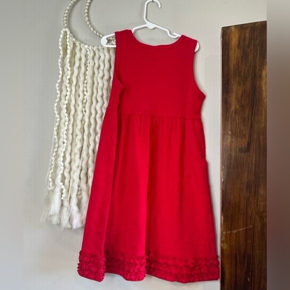 10 BB blanks Boutique Ruffle Dress Red - Picture 2 of 3